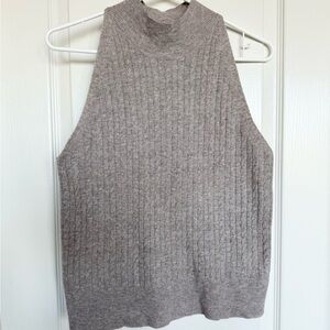 A New Day High Neck Sleeveless Sweater Top